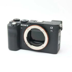 【中古】 《良品》 SONY α7C ボディ ILCE-7C ブラック 【ファインダーカバー・カードスロット・MIシューバネ部品交換/各部点検済】 [ デジタルカメラ ]