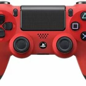 【中古】ワイヤレスコントローラー (DUALSHOCK 4) マグマ・レッド 【メーカー生産終了】