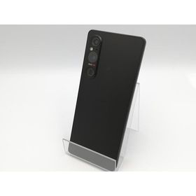 【中古】SONY au 【SIMフリー】 Xperia 1 V ブラック 12GB 256GB SOG10【ECセンター】保証期間１ヶ月【ランクC】