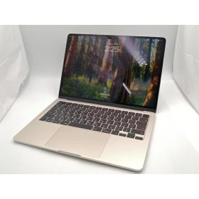 【中古】Apple MacBook Air 13インチ CTO (M3,2024) スターライト M3(CPU:8C/GPU:10C)/16G/256G【ECセンター】保証期間1ヶ月【ランクB】