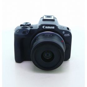 キヤノン(Canon)の【中古】(キヤノン) Canon EOS R50 RF18-45 IS STM レンズキツト ブラツク(コンパクトデジタルカメラ)