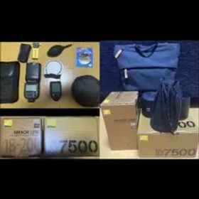 Nikon 一眼レフ D7500 追加レンズ3本 ストロボ etc セット