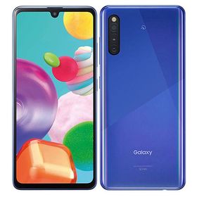 【中古】 Galaxy A41 SCV48[64GB] au ブルー【安心保… au/UQ mobile 状態B 64GB