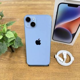 新品同様 iPhone 14Plus 128GB ブルー SIMフリー送料無料