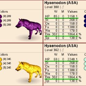 Hyaenodon 100%imp | ARK Survival Evolvedのアカウントデータ、RMTの販売・買取一覧