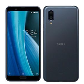 【中古】 SHV46 AQUOS sense3 plus サウンド クラッシィブルー shv46bl7mtm