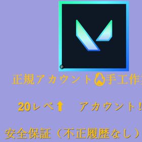 🟡🟡20レベ⬆️アカウント🟡🟡 | VALORANT(ヴァロラント)のアカウントデータ、RMTの販売・買取一覧