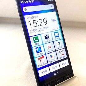 SIMフリー！5081001D【美品】BASIO4/KYV47(ネイビー)