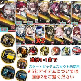 石174380個+10連券14枚+券107枚+ウィシャデル+キリン+ユー+ムリナール+アスカロン+W | アークナイツのアカウントデータ、RMTの販売・買取一覧