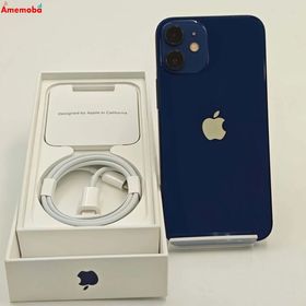爆速発送iPhone12 mini 64GB ブルー MGAP3J/A AU版SIMフリー 美品