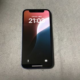 美品 国内版 SIMフリー iPhone12 mini 64GB ブルー色