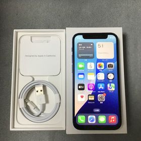美品中古 国内版 SIMフリー iPhone12 mini 128GB ブルー色
