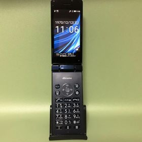 【Simフリー】AQUOS ケータイ SH-02L ブラック【純正ACアダプター付き】