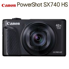 訳あり品（箱潰れ・新品）▼【デジタルカメラ】キヤノン PowerShot SX740 HS ブラック (2955C004)