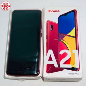 モバイル市場★ジャンク☆SIMフリー★新品☆docomo Galaxy A21 SC-42A★レッド