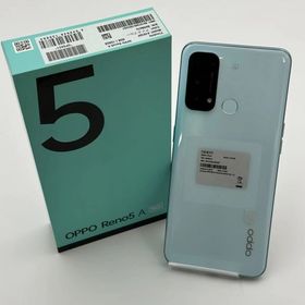 爆速発送OPPO Reno5 A 128GB アイスブルー A101OP Y!mobile版SIMフ