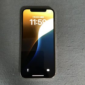 美品 国内版 SIMフリー iPhone12 Pro 128GB ゴールド色