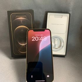 超美品 国内版 SIMフリー iPhone12 Pro 128GB ゴールド色
