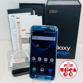 モバイル市場☆ジャンク★SIMフリー au Galaxy S7 edge SCV33★液晶ガラス割れ