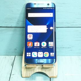 docomo Galaxy S7 edge SC-02H ブルー [訳あり] 408