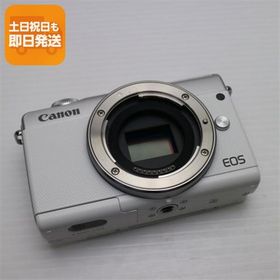 新品同様 EOS M100 ホワイト 即日発送 Canon ミラーレス一眼カメラ デジタルカメラ あすつく 土日祝発送OK