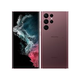 Cランク Galaxy S22 Ultra SC-52C バーガンディ docomo版SIMフリー