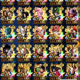 LR・フェス限URフルコンプ 所持していないキャラありません 最強アカウント | ドッカンバトルのアカウントデータ、RMTの販売・買取一覧