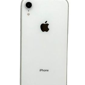 iPhone XR 128GB ホワイト SIMフリー au版 バッテリー79％