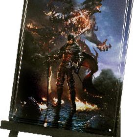 ファイナルファンタジーXVI イーゼル付きメタルプレート クライヴ＆イフリート