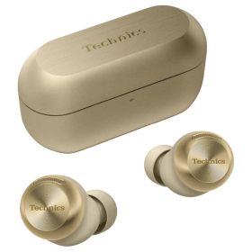 TECHNICS クーポン利用で 5000円引き | 期間限定 11/21〜12/17 | 完全ワイヤレスイヤホン シャンパンゴールド ノイズキャンセリング対応 EAH-AZ100-N