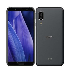 【中古】 AQUOS sense3 SH-M12 ブラック shm12bk7mtm