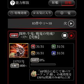 闘神 牛鬼 エク究極付き ネイキ一式 | 単車の虎(単虎)のアカウントデータ、RMTの販売・買取一覧