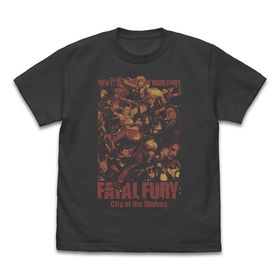 餓狼伝説 City of the Wolves キャラクター Tシャツ/SUMI-XL