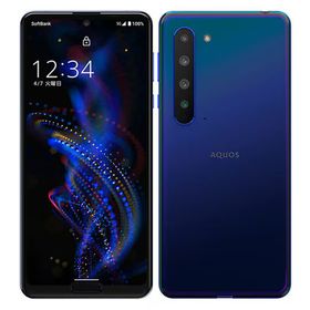【中古】 AQUOS R5G 908SH[256GB] SoftBank アースブ… SoftBank/Y!mobile 状態B 256GB