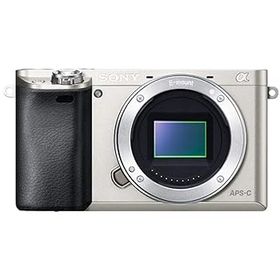 【中古】(良い)SONY ミラーレス一眼 α6000 ボディ シルバー ILCE-6000 S