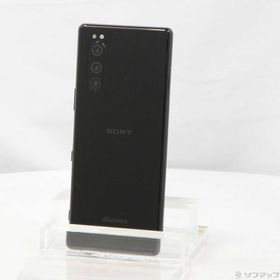 〔中古〕SONY(ソニー) Xperia 5 64GB ブラック SO-01M docomoロック解除SIMフリー〔377-ud〕