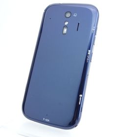 【SIMフリー】らくらくスマートフォン F-42A ネイビー 利用制限〇 docomo版