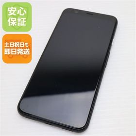 安心保証 美品 SIMフリー Google Pixel 4 64GB ジャストブラック スマホ