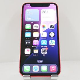 iPhone12 mini 64GB SIMフリー レッド 送料無料 即決 本体 c11926