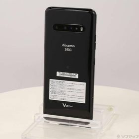 〔中古〕LG(エルジー) LG V60 ThinQ 5G 128GB ザ ブラック L-51A docomo〔349-ud〕