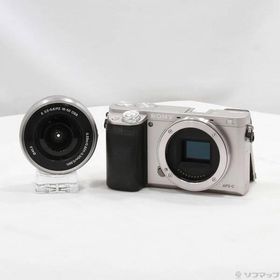 〔中古〕SONY(ソニー) α6000 パワーズームレンズキット シルバー ILCE-6000L〔262-ud〕