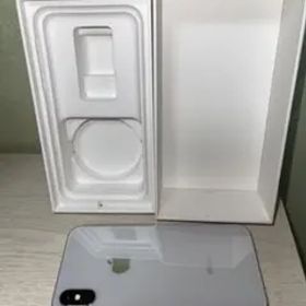 【値下げ】Apple iPhone X シルバー本体 箱ありSIMフリー