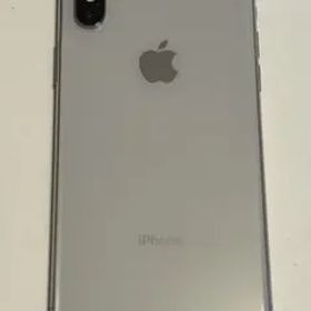 Apple iPhone X シルバー ひび割れあり