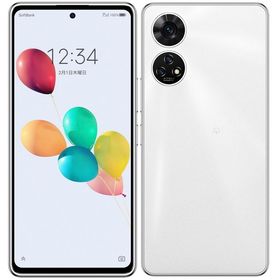 【SIMフリー】あんしんファミリースマホ A303ZT ホワイト 利用制限○