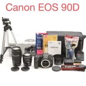 保証付き/Canon EOS 90D標準&望遠ダブルレンズセット