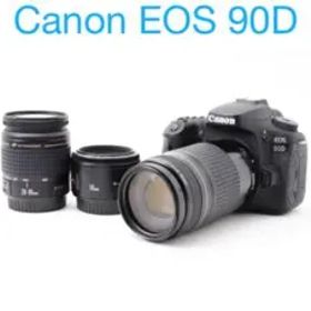 保証/ Wi-Fi/Canon EOS 90D標準&望遠&単焦点レンズセット