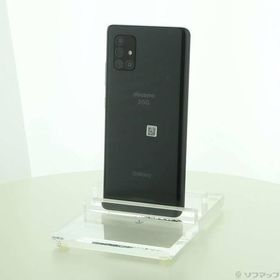 〔中古〕SAMSUNG(サムスン) GALAXY A51 5G 128GB プリズムブリックスブラック SC-54A docomoロック解除SIMフリー〔258-ud〕