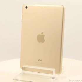 【中古】Apple(アップル) iPad mini 3 128GB ゴールド MGYK2J／A Wi-Fi 【349-ud】