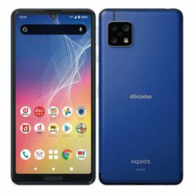【中古】【安心保証】 AQUOS sense4 SH-41A[64GB] docomo ブルー