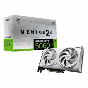 【5日は24時間限定クーポン配布】MSI エムエスアイGeForce RTX 5060 Ti 16G VENTUS 2X OC WHITE PLUS グラフィックボード 転送不可 G506T16V2CWP(2662468)送料無料